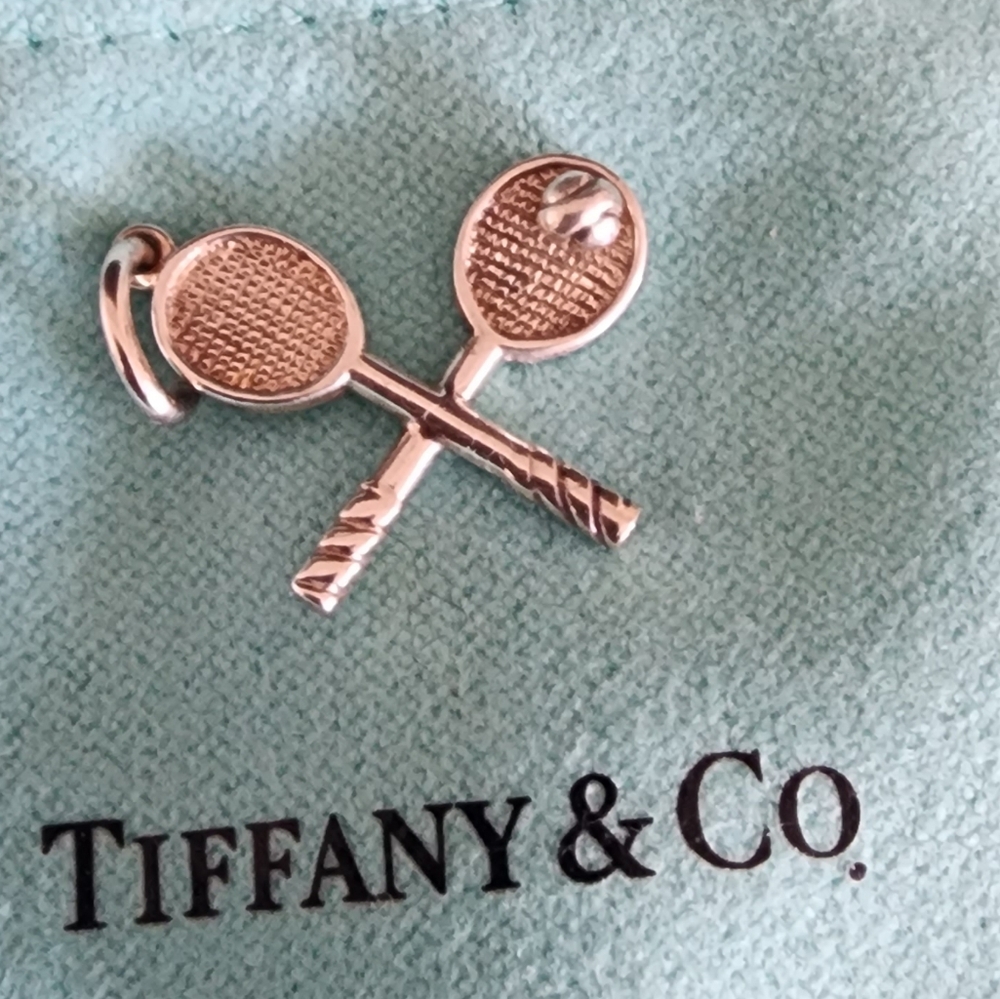 Tiffany & Co. Tennis Racquet Charm Silver